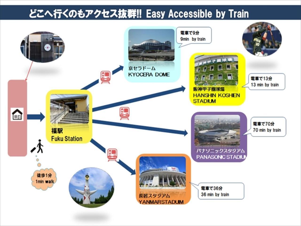 Miyado Nf 203 Lägenhet Osaka Exteriör bild