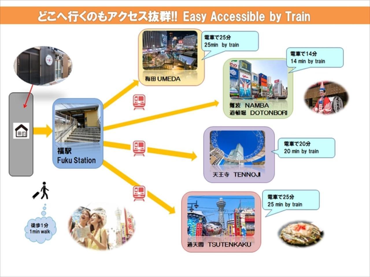 Miyado Nf 203 Lägenhet Osaka Exteriör bild